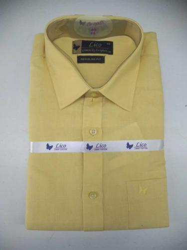 PL COTTON XLINEN DYED READYMADE SHIRT 40 FS